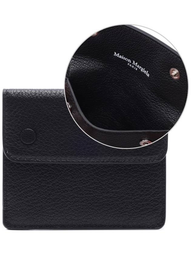 Stitch Flap Card Wallet Black - MAISON MARGIELA - BALAAN 2