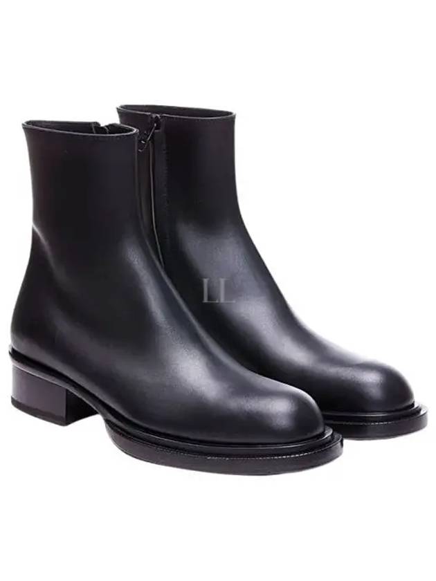 Zip Biker Boots Black - ALEXANDER MCQUEEN - BALAAN 2