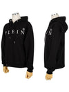 Logo Print Cotton Hoodie Black - PHILIPP PLEIN - BALAAN 3