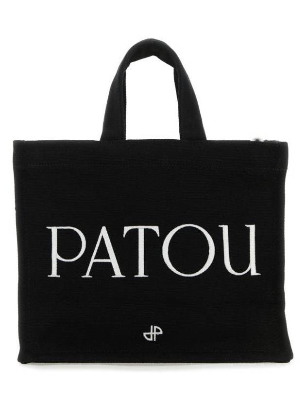 Logo Small Tote Bag Black - PATOU - BALAAN 4