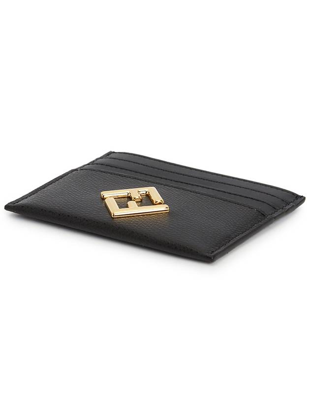 FF Diamond Card Wallet Black - FENDI - BALAAN 4