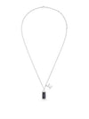 Men's Monogram Eclipse Charms Necklace Silver - LOUIS VUITTON - BALAAN 4