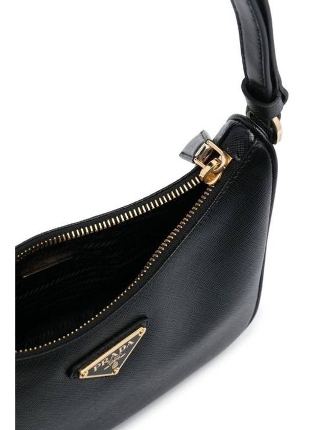 Re-Edition Saffiano Leather Mini Bag Black - PRADA - BALAAN 5