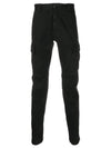 Men's Lens Waffen Biker Cargo Pants Black - CP COMPANY - BALAAN.