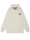 Cotton Jersey Hoodie White - GUCCI - BALAAN 2