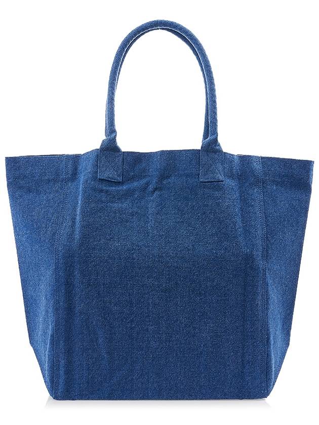 Yenky Embroidered Logo Large Shopper Tote Bag Blue - ISABEL MARANT - BALAAN 4