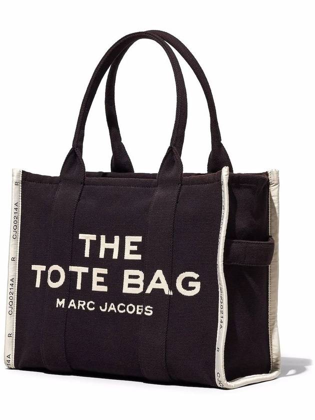 Logo Jacquard Large Tote Bag Black - MARC JACOBS - BALAAN 3