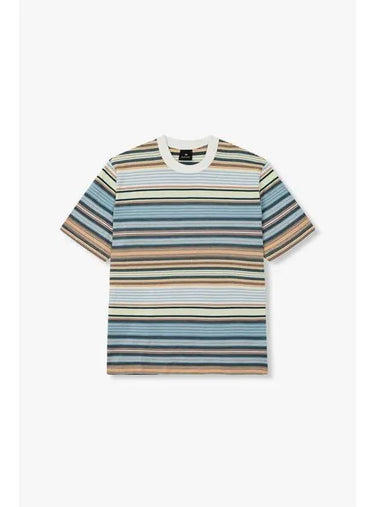 PS Striped Crew Neck T Shirt Multi - PAUL SMITH - BALAAN 1