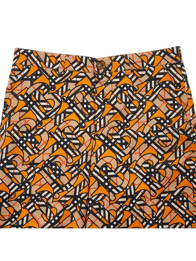 TB Pattern Monogram Shorts Orange - BURBERRY - BALAAN 4