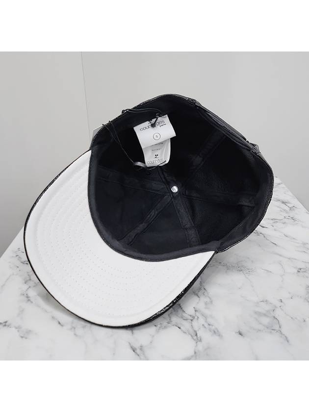 Reedition Vinyl Ball Cap Black - COURREGES - BALAAN 5