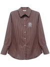 rose striped shirt brown - ILROZE - BALAAN 2