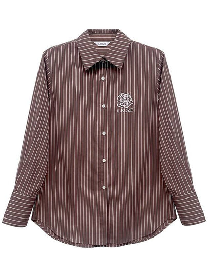 rose striped shirt brown - ILROZE - BALAAN 2