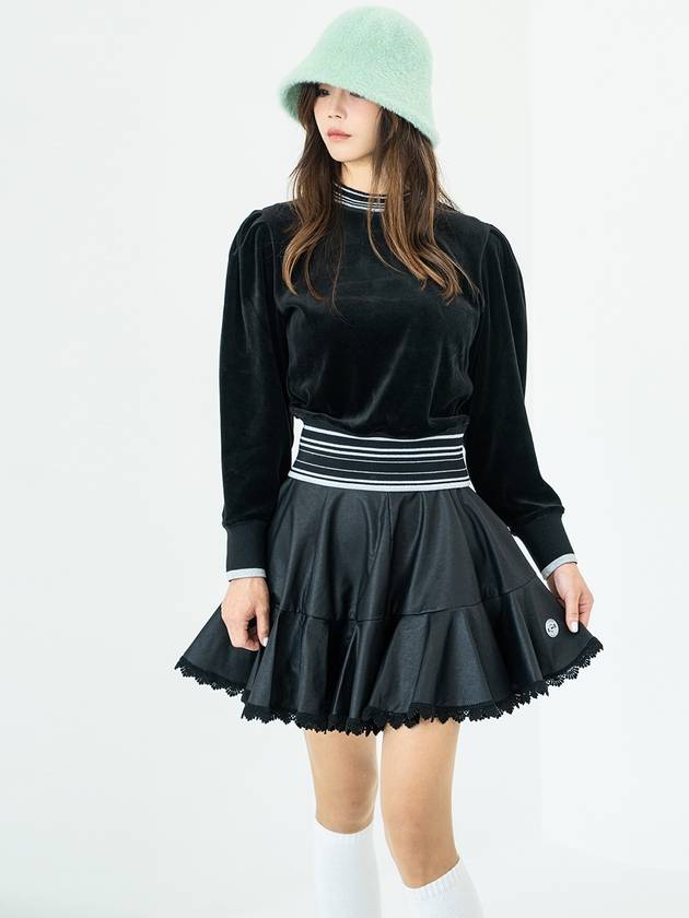 CBDFW SK001W Leather Full Skirt - CHUCUCHU - BALAAN 3