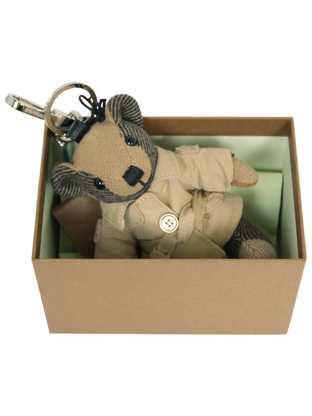 Trench Coat Thomas Bear Charm Key Holder Archive Beige - BURBERRY - BALAAN 5