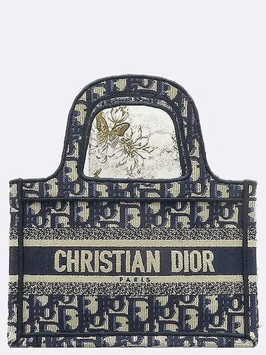 S5475ZRIW Oblique Mini Book Tote Bag - DIOR - BALAAN 1