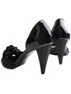 Black camellia open toe shoes 35 and a half - CHANEL - BALAAN 4