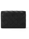 Intrecciato Card Wallet Black - BOTTEGA VENETA - BALAAN 3