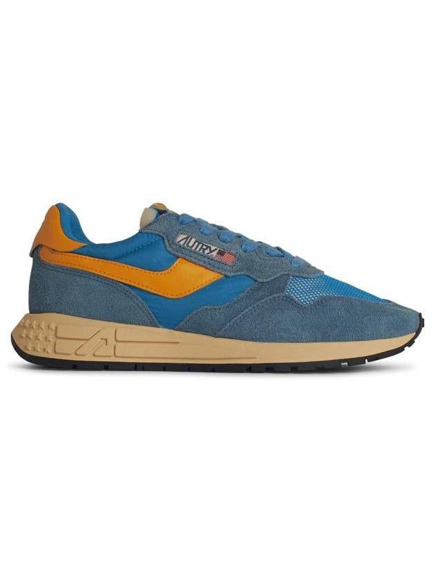 Autry 'Reelwind' Blue Suede Sneakers - AUTRY - BALAAN 1