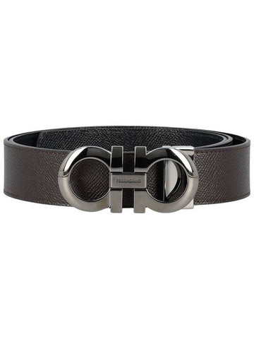 Salvatore Ferragamo Reversible And Adjustable Gancini Belt - SALVATORE FERRAGAMO - BALAAN 1