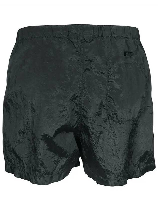 Wappen Patch Nylon Metal Swim Shorts Dark Grey - STONE ISLAND - BALAAN 4