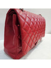 Red Maxi Caviar Shoulder Bag - CHANEL - BALAAN 5