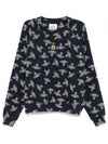 Raglan Sweatshirt Navy - VIVIENNE WESTWOOD - BALAAN 2