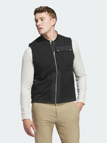 Gotu Quilted DWR Full Zip Vest Men s Golf Black IL0580 715978 - ADIDAS - BALAAN 1