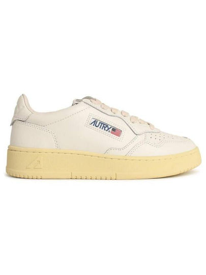 Medalist Leather Low Top Sneakers White - AUTRY - BALAAN 2