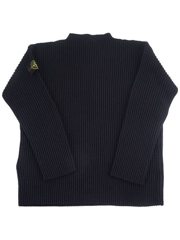 Compass patch ribbed knit sweater 7915538C2 - STONE ISLAND - BALAAN 3