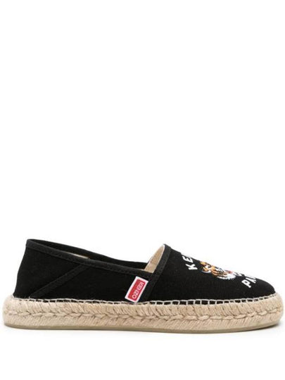 Tiger Canvas Espadrilles Black - KENZO - BALAAN 2