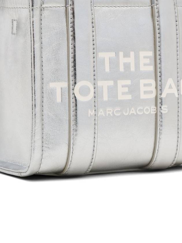 The Metallic Leather Cross Bag Silver - MARC JACOBS - BALAAN 5