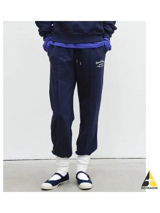 PINTUCK JOGGER SWEATPANTS NAVY - BENSIMON - BALAAN 1