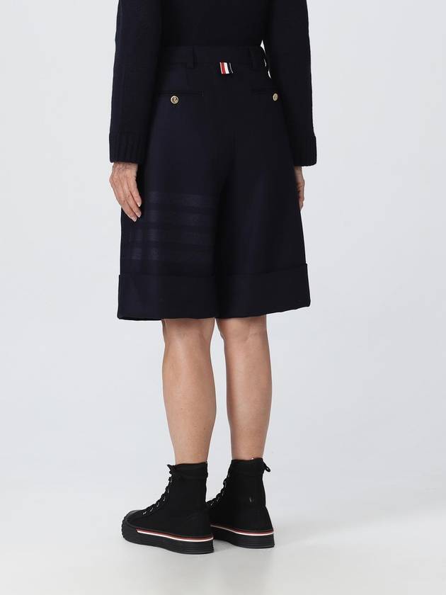 Thom Browne shorts in wool and cashmere blend flannel - THOM BROWNE - BALAAN 3