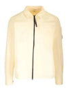 Gabardine Zip Up Long Sleeve Shirt Beige - CP COMPANY - BALAAN 2