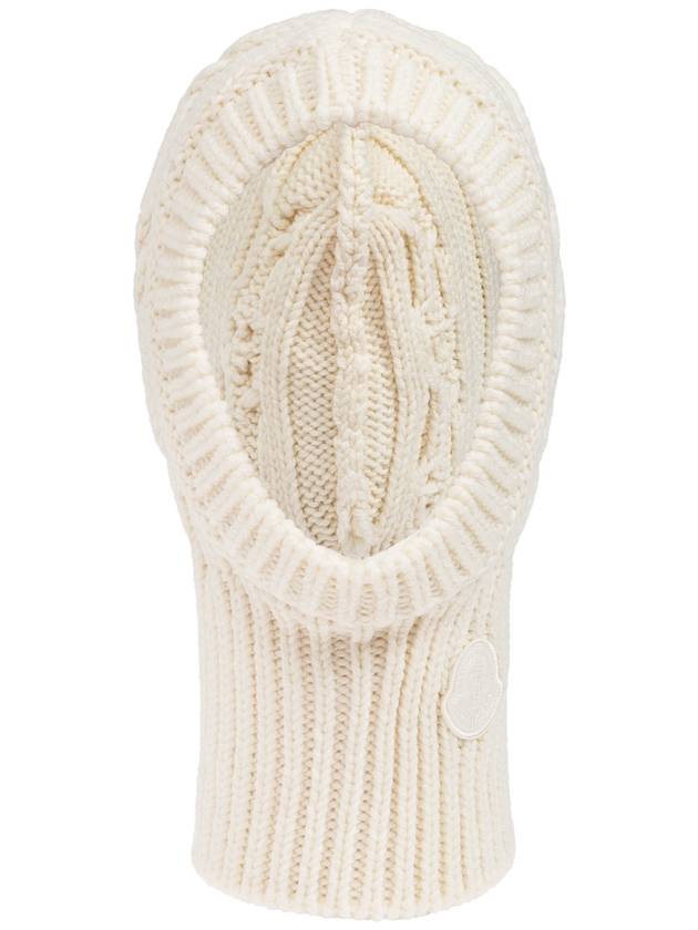 Wool Balaclava White - MONCLER - BALAAN 1