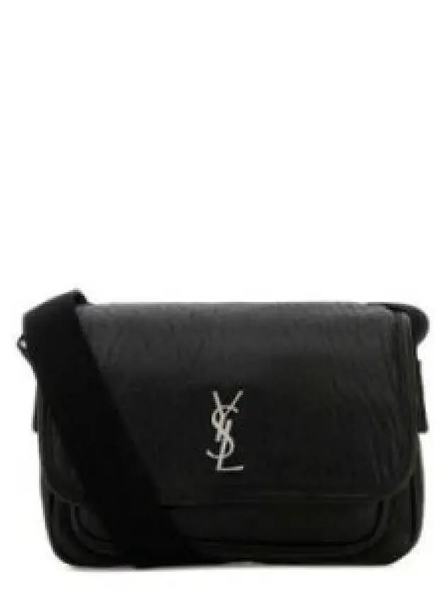 Nikki Small Grained Lambskin Messenger Bag Black - SAINT LAURENT - BALAAN 2