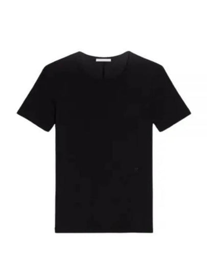 Shrunken Short Sleeve T-Shirt Black - HELMUT LANG - BALAAN 2