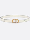 Saddle 20mm Ultrasmooth Calfskin Leather Belt Black - DIOR - BALAAN 8