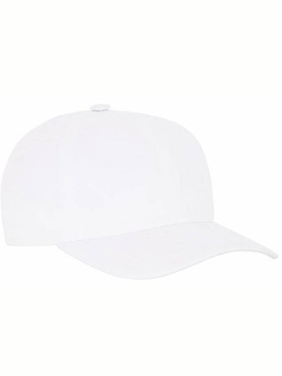 Tricolor Fox Patch Cotton Ball Cap White - MAISON KITSUNE - BALAAN 2