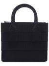 Logo Signature Tote Beach Bag Black - SALVATORE FERRAGAMO - BALAAN 5