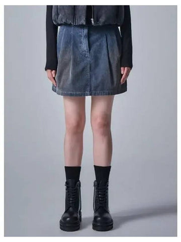 Dirty Dying Corduroy Belted Skirt Navy Domestic Product GM0024082968060 - JUUN.J - BALAAN 1