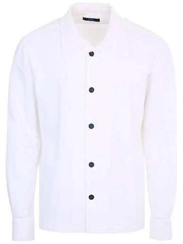 22FW UMS0112 WHITE white button down shirt - KITON - BALAAN 1