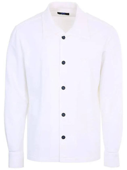 22FW UMS0112 WHITE white button down shirt - KITON - BALAAN 1