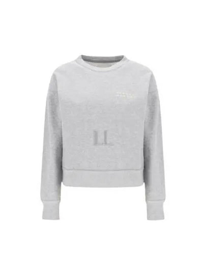 Shard Embroidered Logo Sweatshirt Grey - ISABEL MARANT - BALAAN 2