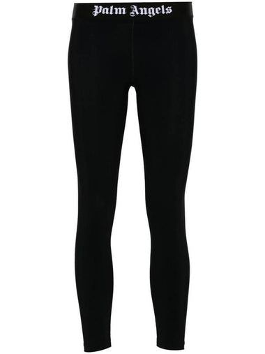 Palm Angels Classic Logo Leggings - PALM ANGELS - BALAAN 1