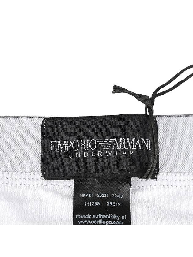 Men's Logo Drawn Briefs White - EMPORIO ARMANI - BALAAN 10