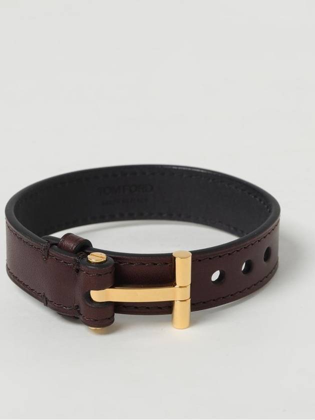 Bracciale Tom Ford in pelle ed ottone - TOM FORD - BALAAN 1