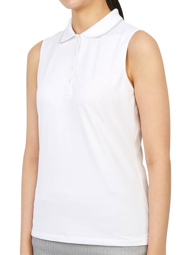 Collar Pleated Sleeveless White - G/FORE - BALAAN 3