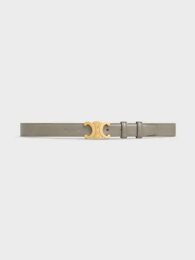 Triomphe Taurillon Medium Leather Belt Pebbled - CELINE - BALAAN 1