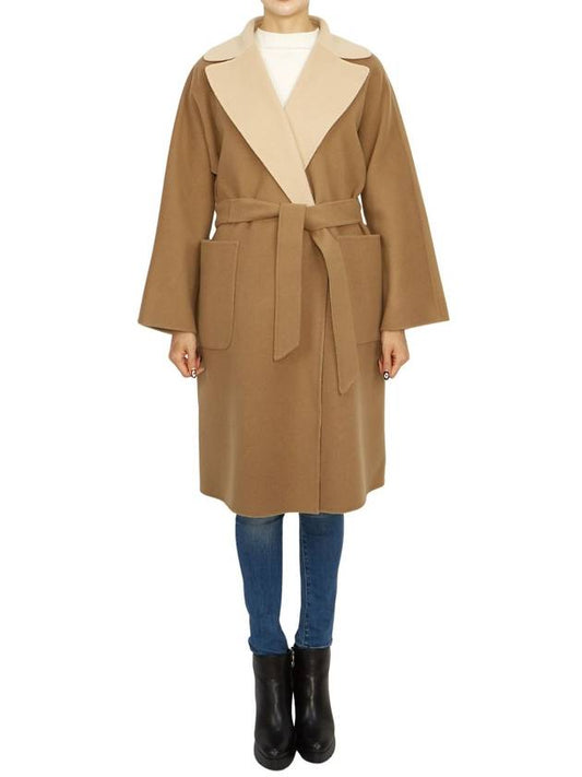 Reversible Single Coat Beige - MAX MARA - BALAAN 2